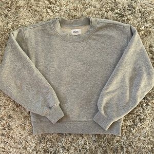 Mate the Label Raw Edge Sweatshirt